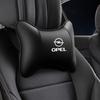 Car Leather Seat Headrest Neck Pillow Head Cushioning For Opel Astra Grandland Corsa Mokka Frontera Insignia Zafira Vivaro Karl