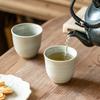 Japanese-Style Handless Cup Retro Ceramic Cup Household Drinking Water Teacup Hand Cup Hand Cup Restaurant Pub Wine Cup