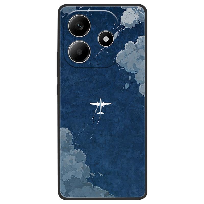 For Redmi Note 14 4G 5G Case Soft TPU Silicone Back Cover for Xiaomi Remi Note 14 5G Global Version Phone Cases Luxury Shell Bag