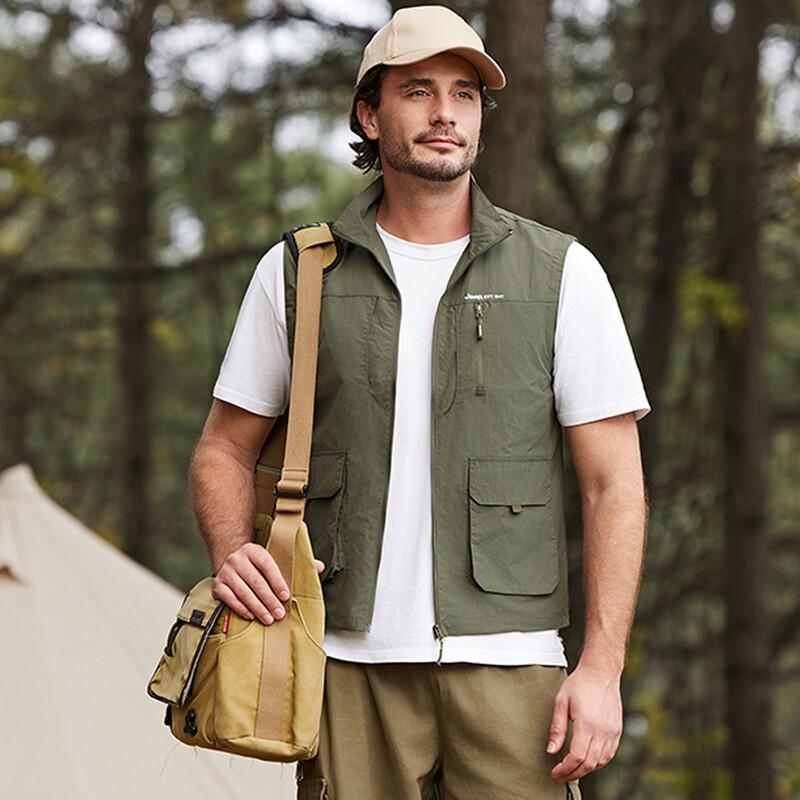 JEEP Multi-Pocket Sleeveless Utility Vest