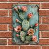 Retro Aluminum Tinplate Paintings, Coffee Shop License Plates, Round - Shaped Rural - Style Decorations for Bar Walls