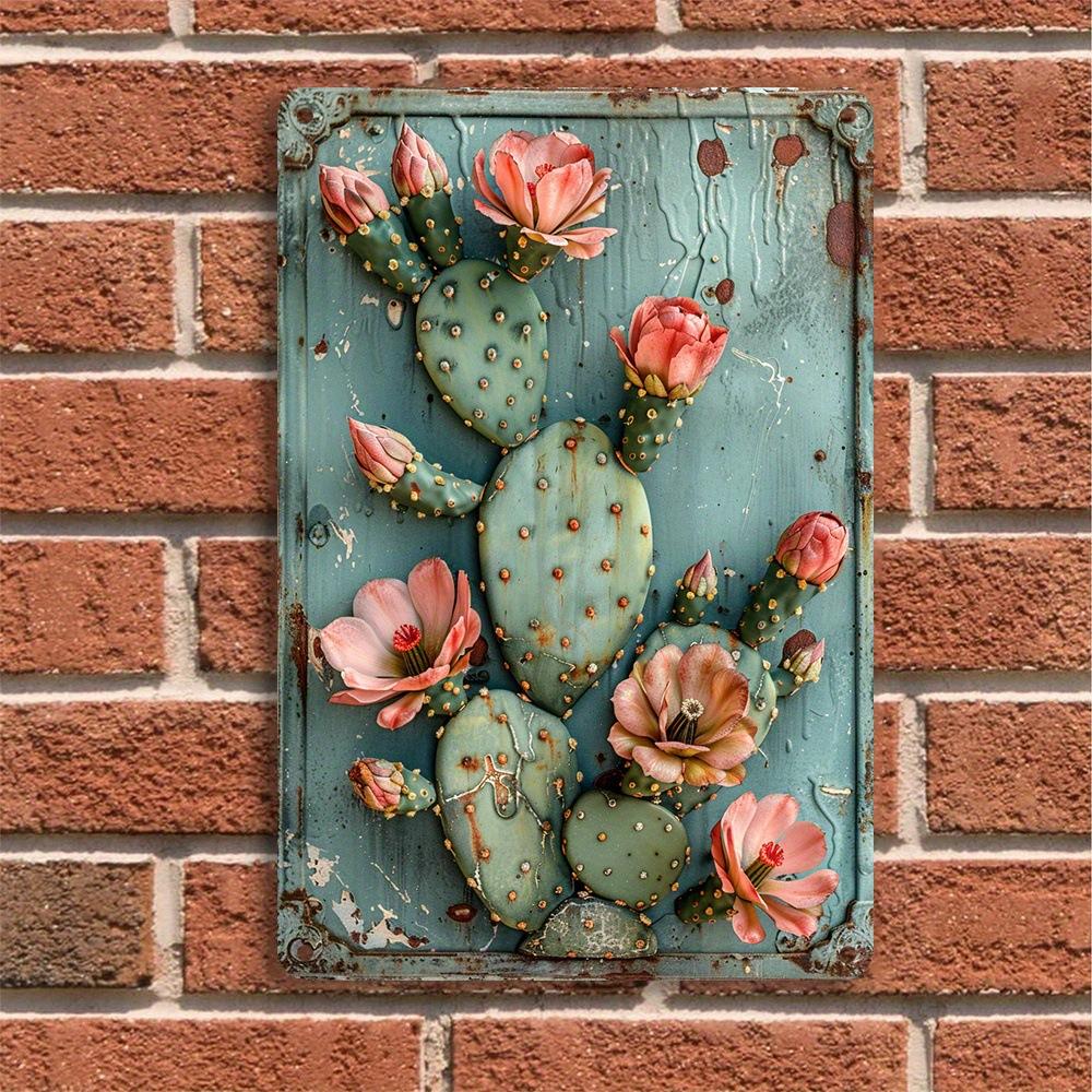 Retro Aluminum Tinplate Paintings, Coffee Shop License Plates, Round - Shaped Rural - Style Decorations for Bar Walls