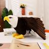 Simulation Weißkopfseeadler Vögel Plüsch Stofftiere Lustige Möwe Tier Cartoon Puppe Weiche Federn Spielzeug Hausdeko Geburtstagsgeschenk