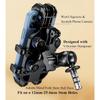 BRCOVAN Motorcycle Fork Stem Phone Mount Holder With Vibration Dampener, Heavy Duty Cellphone Cradle Fit Stem Tubes 12Mm-25.4Mm In Diameter,