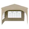Pop Up Party Tent 290 X 290 X 245 Cm Cream