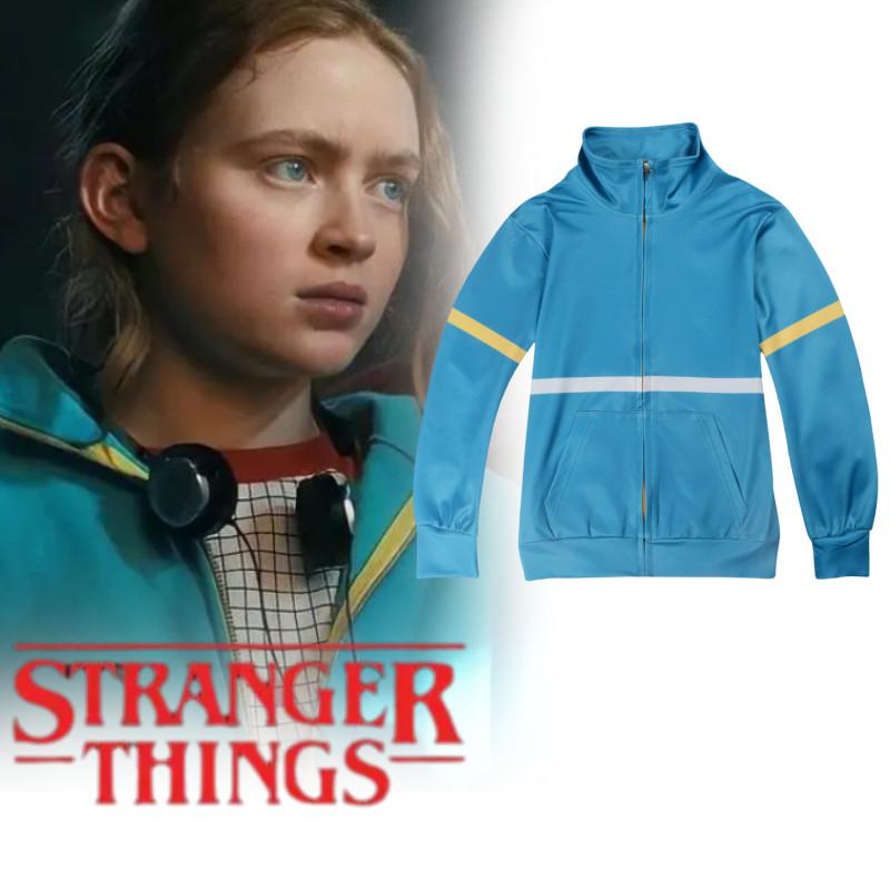 Miękki Wygodny Zestaw Bluza z Kapturem i Długie Spodnie Stranger Things 4 dla Dzieci Chłopców i Dziewcząt