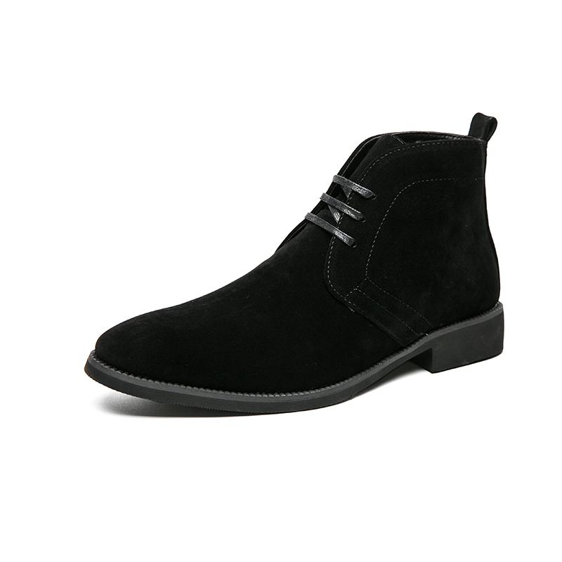 

Модная ручная работа Высокие кожаные туфли Мужские повседневные кроссовки Комфортный дизайн Мужская обувь Деловые кожаные лоферы Мужская обувь Мокасины Рабочая 46 чёрный