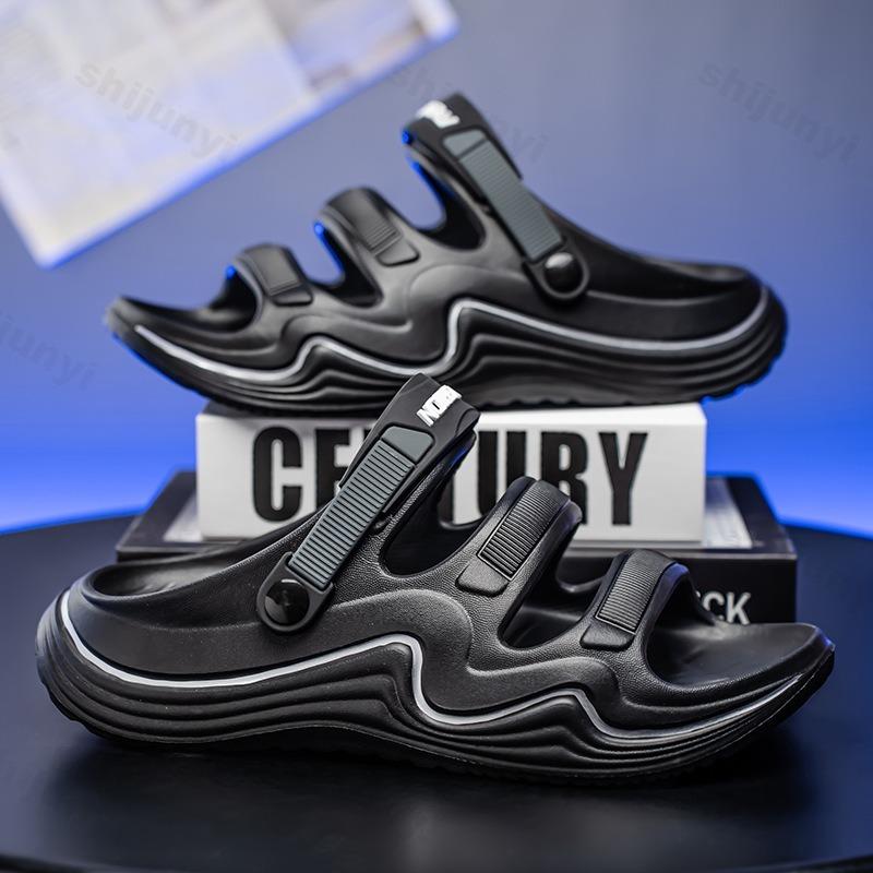 Fashion Men Sandals Summer Leisure Beach Holiday Sandals Dual Purpose Shoes 2025 New Outdoor Sneakers Male Retro Comfortable Casual Shoe