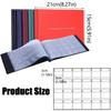 240 Pockets Coin Album Holders 10 Pages Transparent PVC Coin Collecting Album Oxidation Resistant Anti-Tarnish Stamp Photo Album