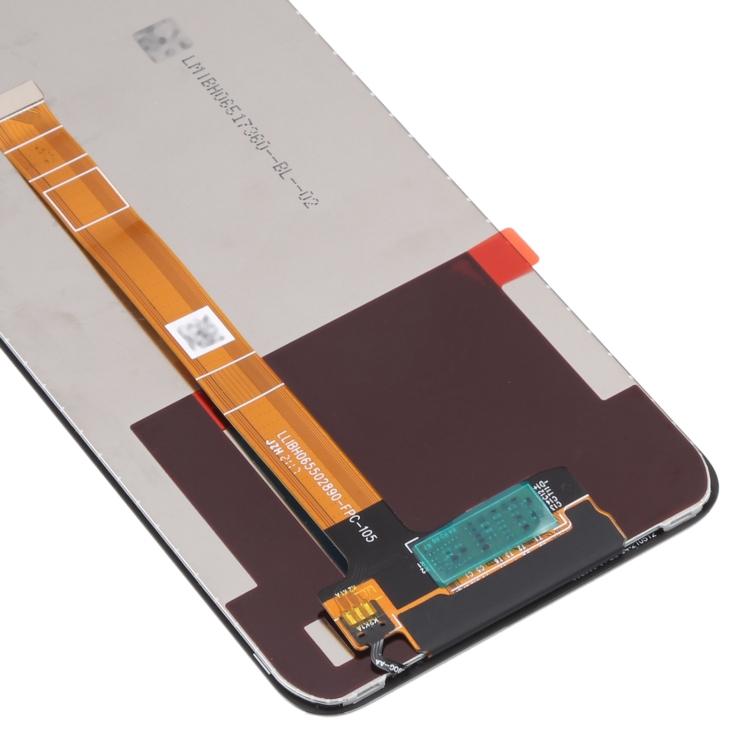 For Realme C21Y RMX3261 Grade B Assembly LCD Screen and Digitizer Assembly+Frame Replace Part (without Logo)