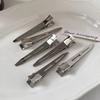 10pcs 4.5cm Simple Versatile Alloy Hair Clips Headwear Hair Accessories Women Man Professional Ladies Salon Fixed Hair Clips