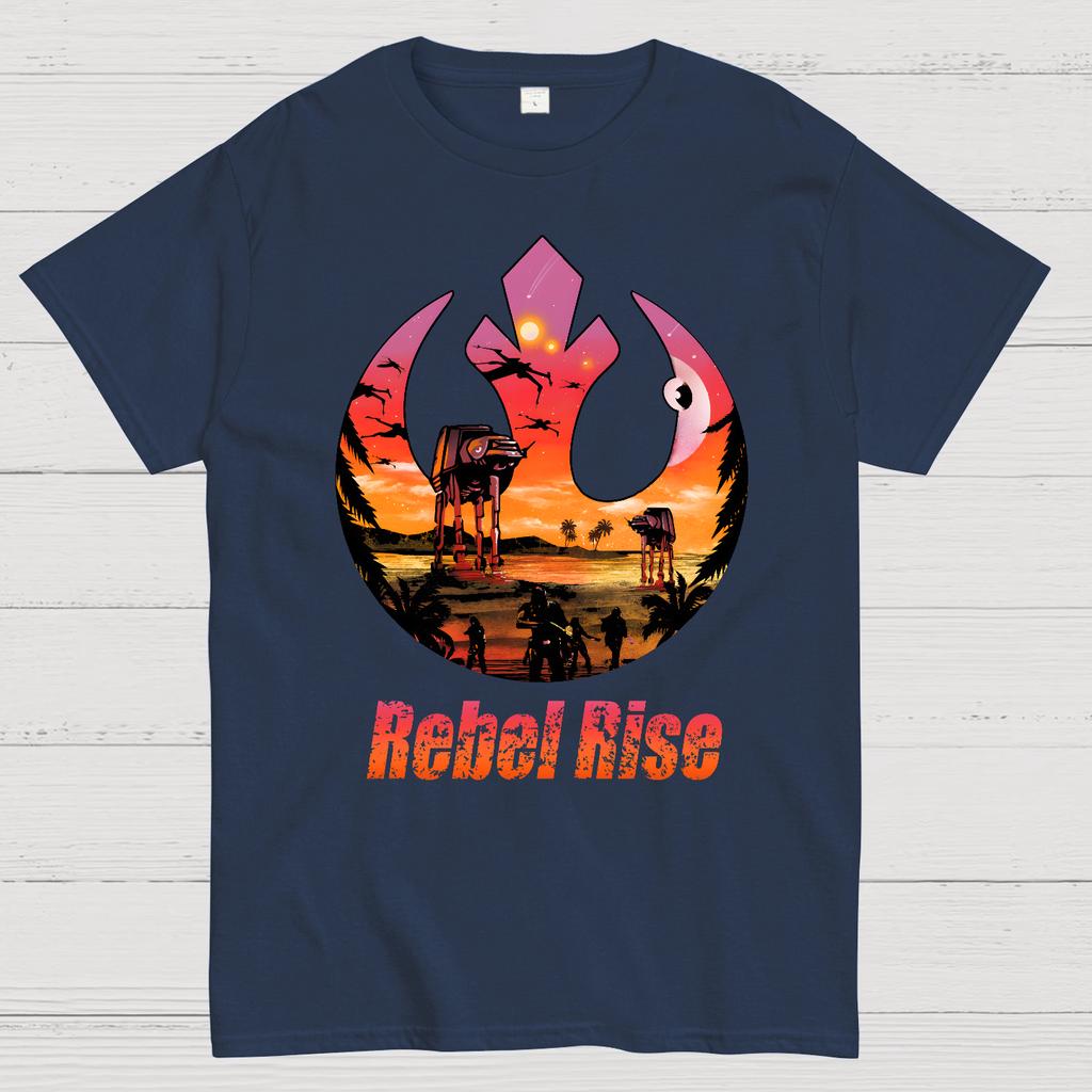 Rebel Rise Cotton Summer Casual Cool Loose T-Shirt