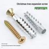 Christmas Tree Metal Expansion Anchor Screws for Walls