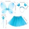 CALLARON Fairy Butterfly Cape Lightweight Perfect for and Parties Kids' Wings, Wings, Style, 42x33cm, 110g, Kids' Costumes, Halloween,