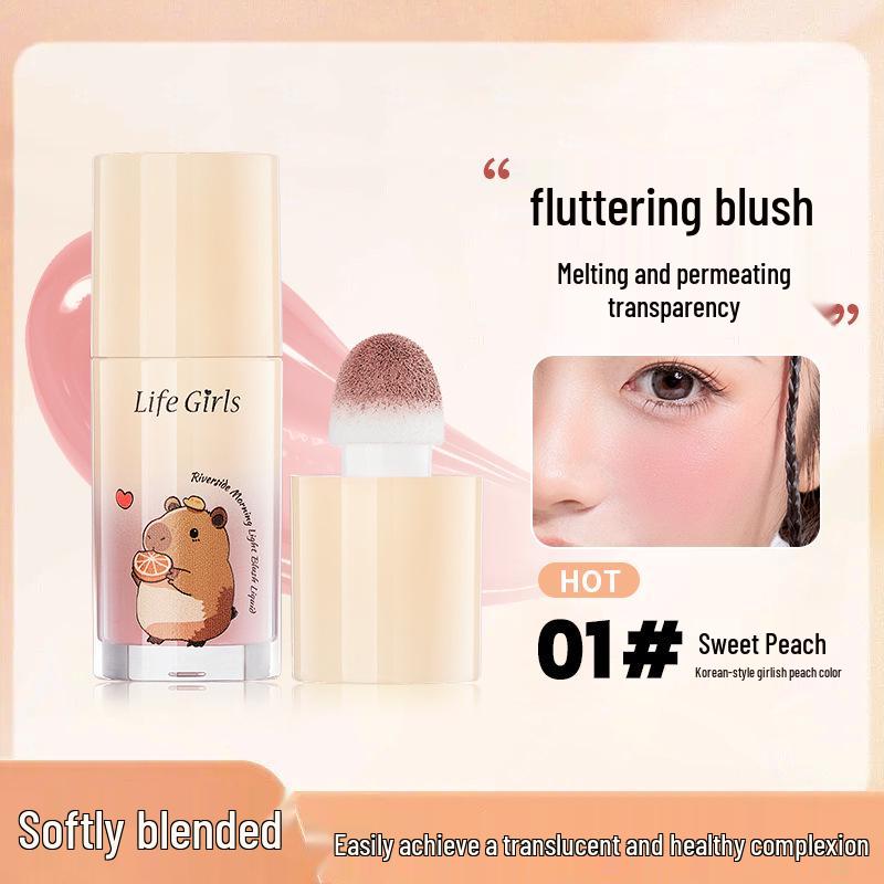 Youthful Korean-Style Morning Blush Rouge for Energetic Glow