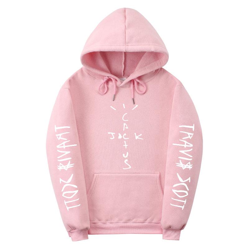 Trendy mikina Travis Scott Street Style s horkotiskovým designem