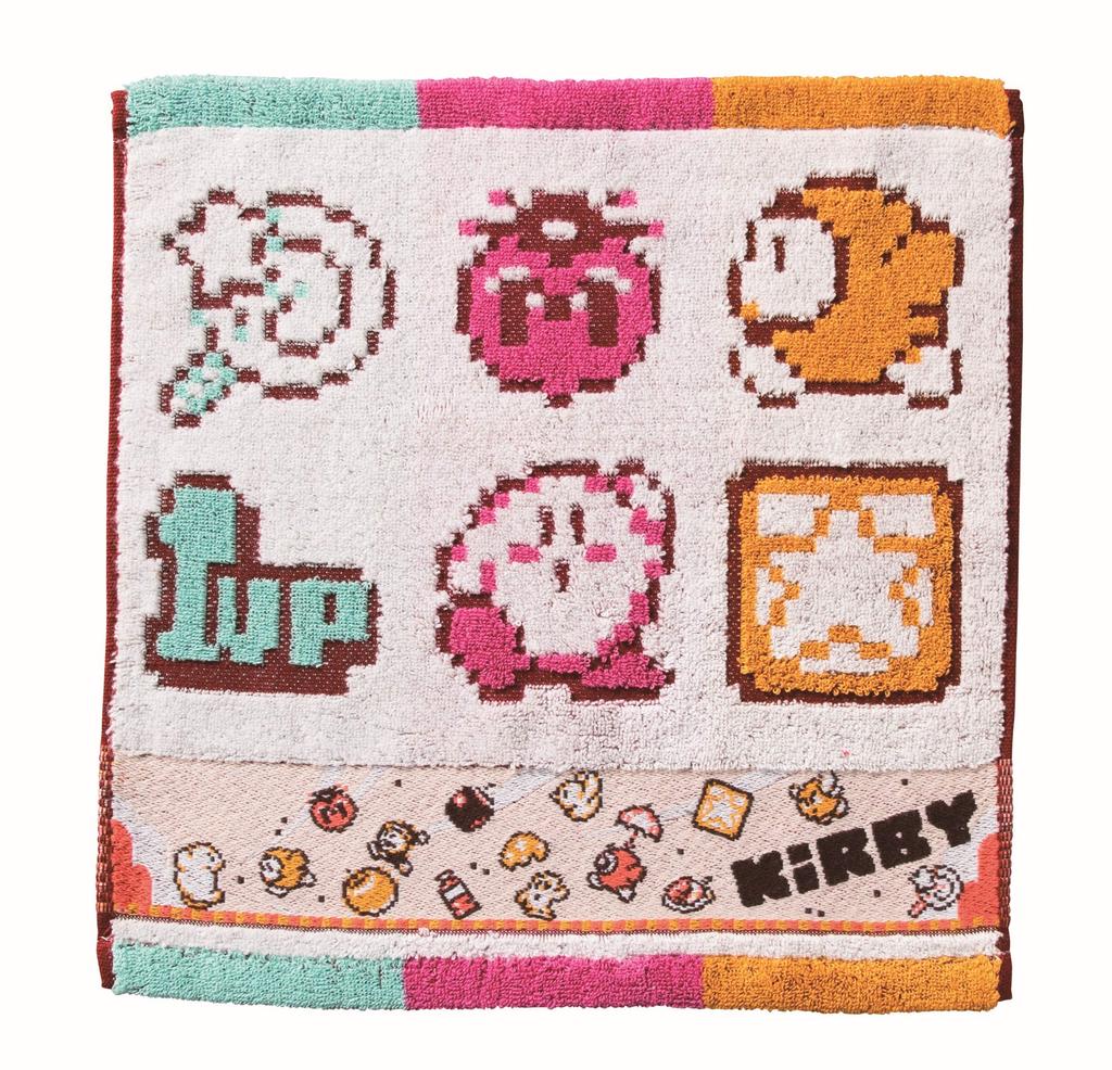 Marushin Hand Nintendo 34 x 36 Classic Available in Two 4585001300 Towel, Kirby, cm, Cotton, Sizes,