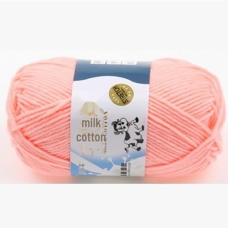 Milk Cotton Yarn Set for DIY Projects: Scarf, Crochet Slippers, Hand-Woven Bags