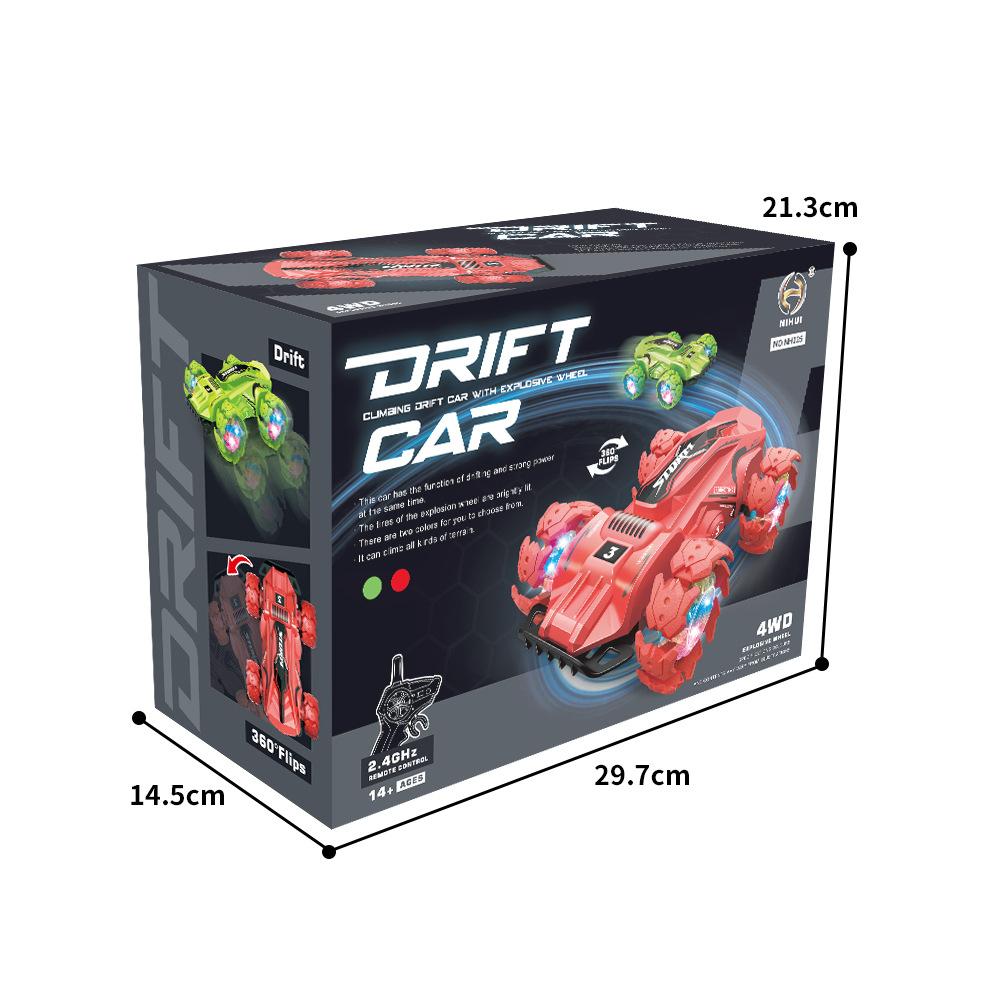 Remote Control Speed Racing Children's Explosive Wheel Stunt Car 2.4G Drift Car Climbing Remote Control Car Toy