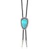 Verstelbare Turkoois Bolo Tie Ketting 36,2G En 27,5G Optie Hanger Nekketting Voor Outfits Geïnspireerd Op Het Westen