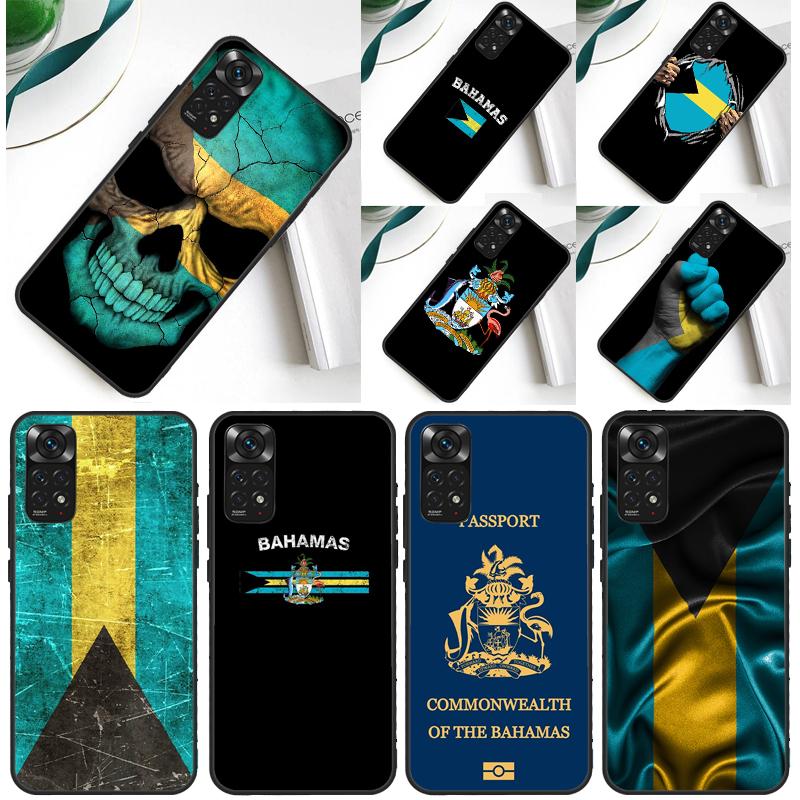 Bahamas Flagge Hülle Für Xiaomi Redmi Note 13 14 Pro 12 9 10 11 Pro 10S 11S 12S Redmi 14C 13C 10C 12C Abdeckung