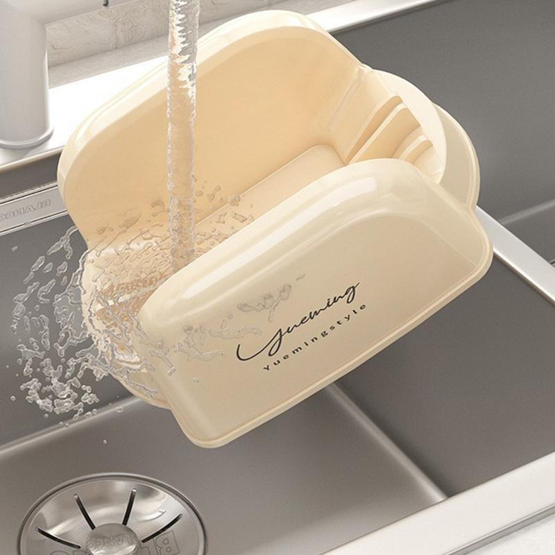 1 Stück Multifunktionales Kunststoff Küchenarbeitsplatten-Aufbewahrungsregal Haushalt Suppenlöffel Topfdeckel Aufbewahrungsregal