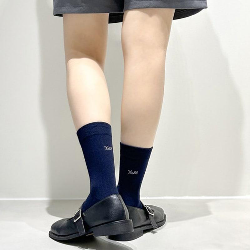 YELLOWSOCKS YELL GOLGI NAVY