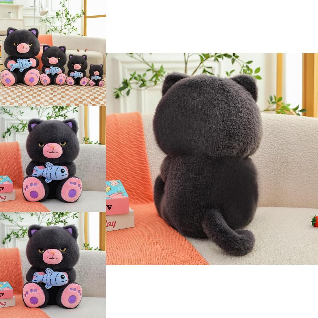 Cute Demon Meow Meow Plush Toy Cat Animal Doll For Kids And Collectors