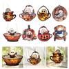 Durable Acrylic Window Hanging Halloween Decor Indoor Outdoor Autumn Holiday Ornament For House Garden Display