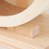 Wooden Bracket Silent Pet Exercise Running Wheel Toy for Hamster Guinea   Hedgehog Chinchilla