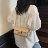 Popular Bag Women's New Fashion Silver High-end Shoulder Bag Versatile Messenger Small Square Bag