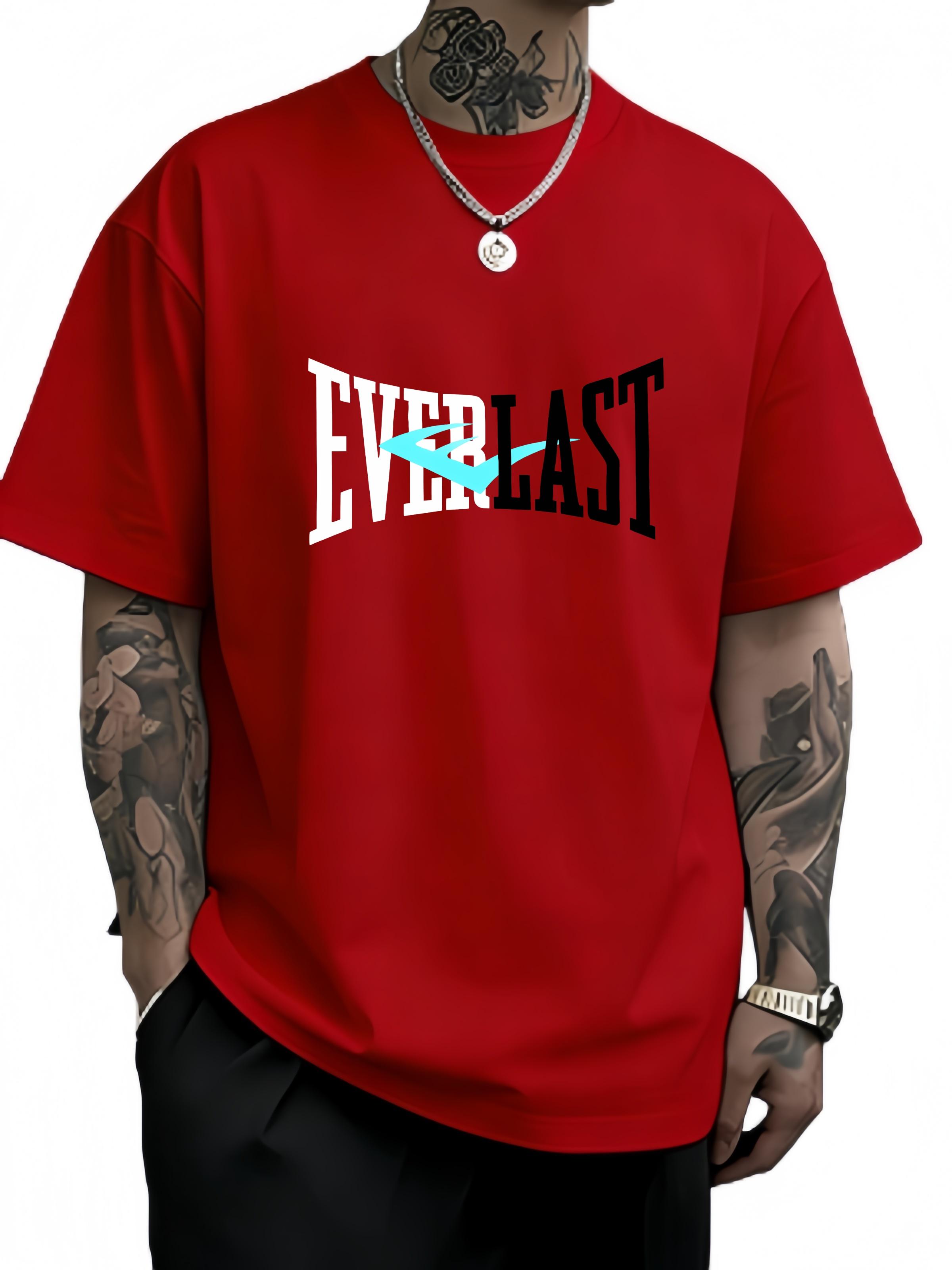 2025 New summer mens fashion sports and fitness shortsleeved shirt breathable running sportswear top S