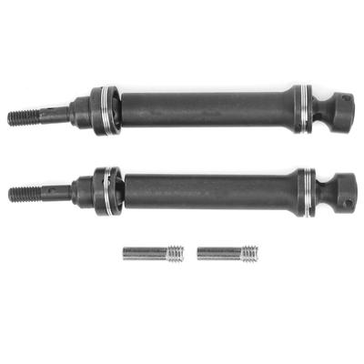 2 vnt. priekinis galinis plieninis šlicinis pavaros velenas TRAXXAS Mini E REVO Mini SUMMIT 116 RC automobiliui