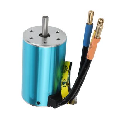 Brushless Motor 4 Pole Rotor Senseless Detachable CNC Shell 3100KV RC Truck Model Brushless Motor for 1 8 for 1 10