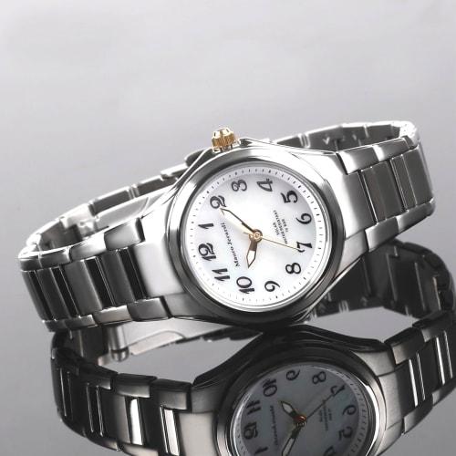 Mauro Geraldi Men's Solar Watch, Titanium, Lightweight, 10 ATM Water Resistant, MJ039 (MJ039-4/White)