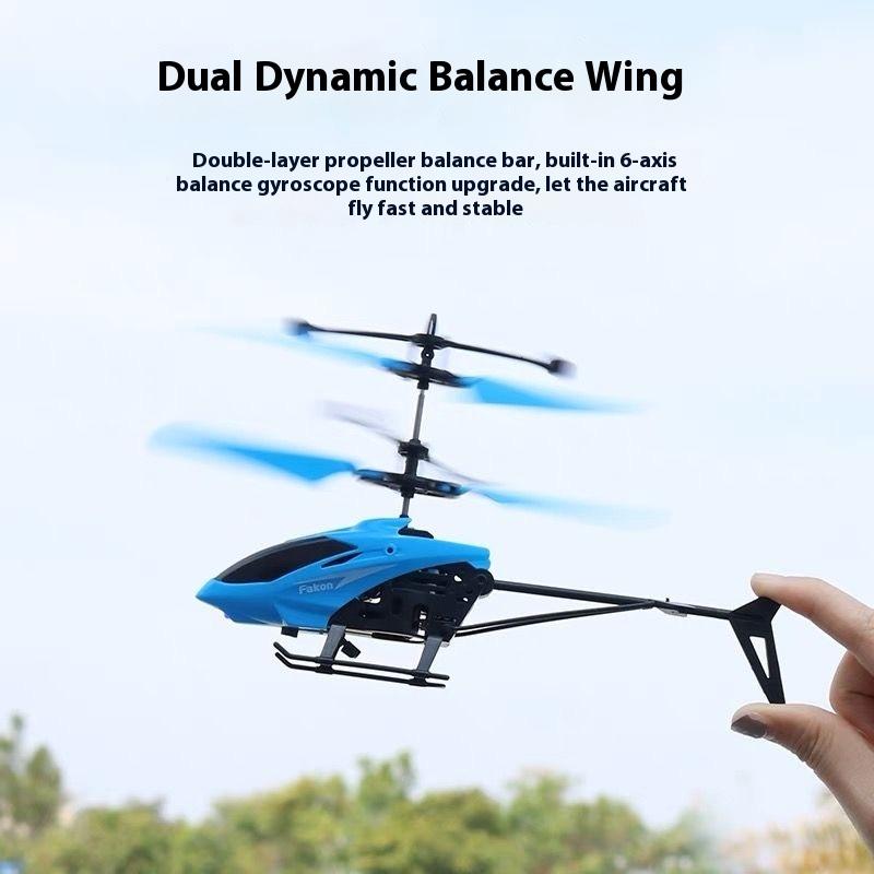 Remote Control Airplane Helicopter Children's Mini Fall-Resistant Sensor Flying Vehicle Primary School Toy Boy Gift