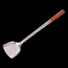Stainless Steel Large Spatula for The Cafeteria, Wooden Handle, 1.5 Feet, Thickened and Lengthened Spatula, Chef's Wok, Wok, Strainer, Long Handle