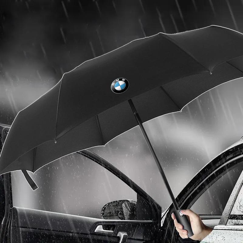 Windproof Rain Fully Automatic Compact 3 Folding Umbrella Car Accessories For BMW M5 E90 E91 E92 X1 X2 X3 X4 F07 F10 F15 F16 Z4