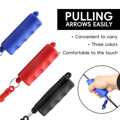 1Pc Outdoor Rubber Gel Archery Shoot Bow Outdoor Rubber Arrow Puller Remover With Keychain Tool Shooting Target Accessories