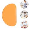 Spatola per impasto in silicone con bordo a semicerchio, livellatore per torte, raschietto per torte, tagliapasta, strumenti per la cottura