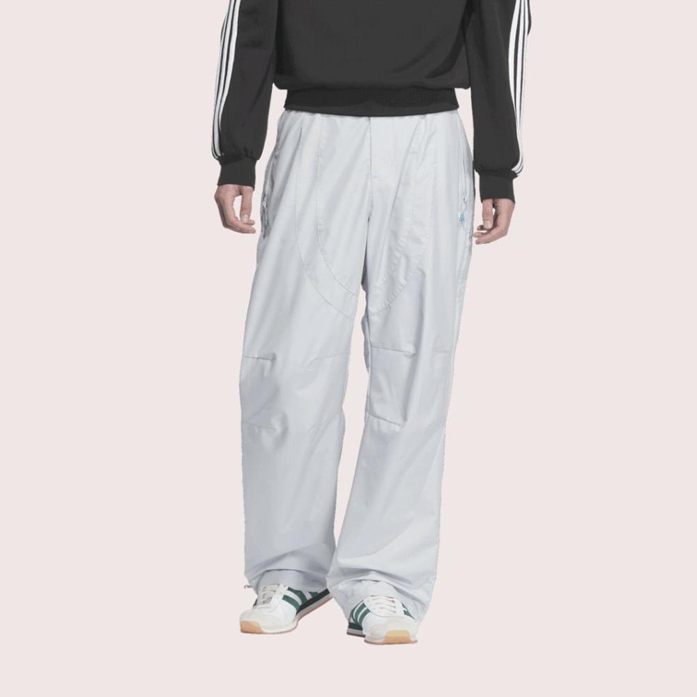 Adidas Originals X Ordinary People Collaboration FW24 Fashion Versatile Comfortable Sports Casual Pants Men Bottoms Clear-Gray JN5826