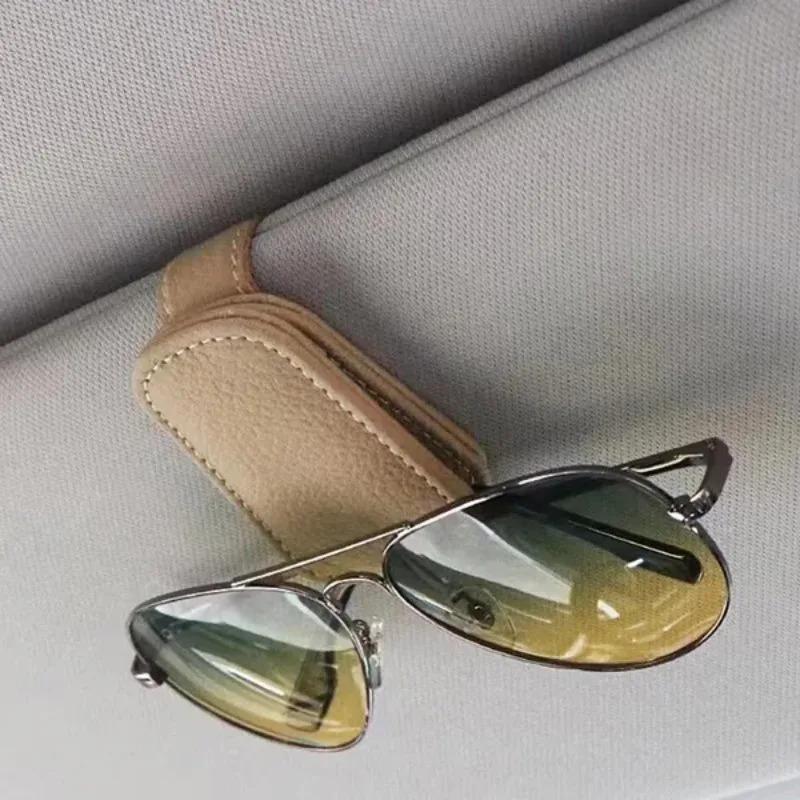 Auto Sonnenblende Brillenetui Halter Sonnenbrillenclip Ticketkartenclip Multifunktions-Tragbarer Clip Auto Innenzubehör
