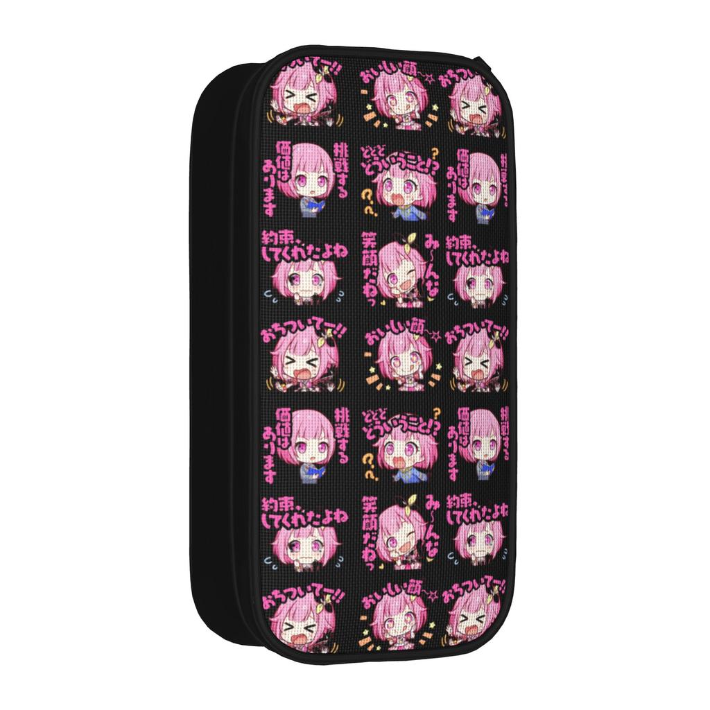 Emu Otori Pencil Case Singer Anime Pencil Pouch Pen for Student Big Capacity Pencil Bags Students School Zipper Stationery