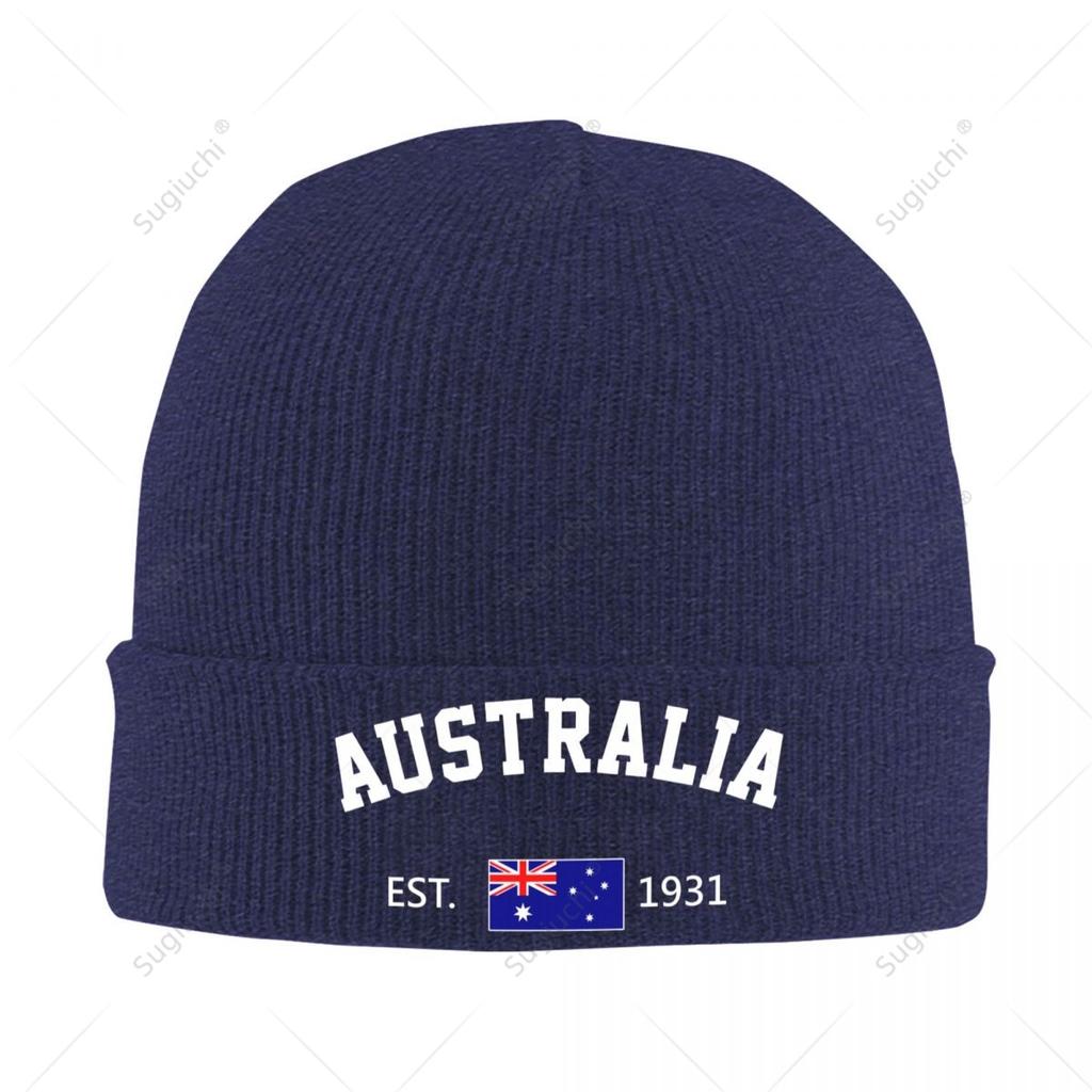 Knitted Hat Unisex Australia EST Independence Day For Unisex Women Boys Winter Autumn Beanie Cap Warm Bonnet