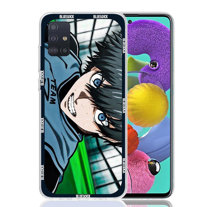 

Japan Anime Blue Lock Phone Case for Samsung Galaxy A52 A51 A50S A12 A22 A32 A72 A10S A30S A31 A71 Note 20 Ultra 10 Plus S10 Gal Samsung Note 10