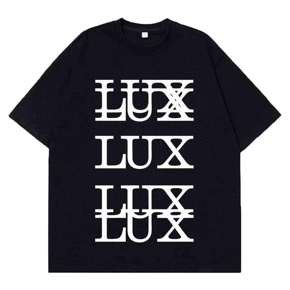 

Rosalía LUX TRACKLIST Graphic Tshirt Men Women Fashion Hip-hop T-shirts Short-sleeved Cotton Casual Harajuku Loose T-shirts -... S разноцветный