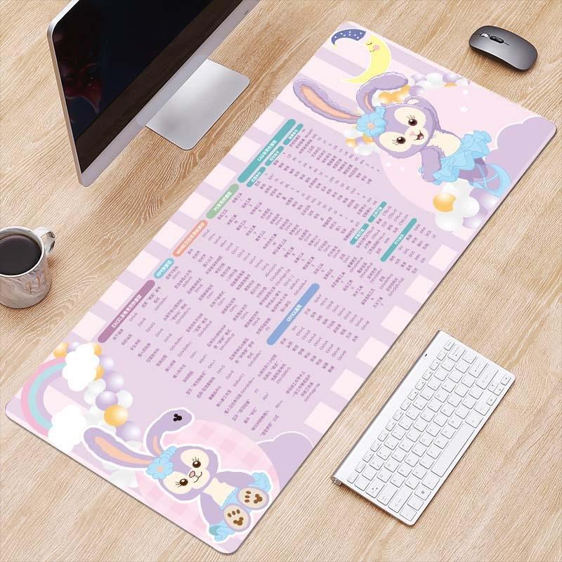 SEE KEAN Waterproof Desk Mat with Precision-Locked Edge