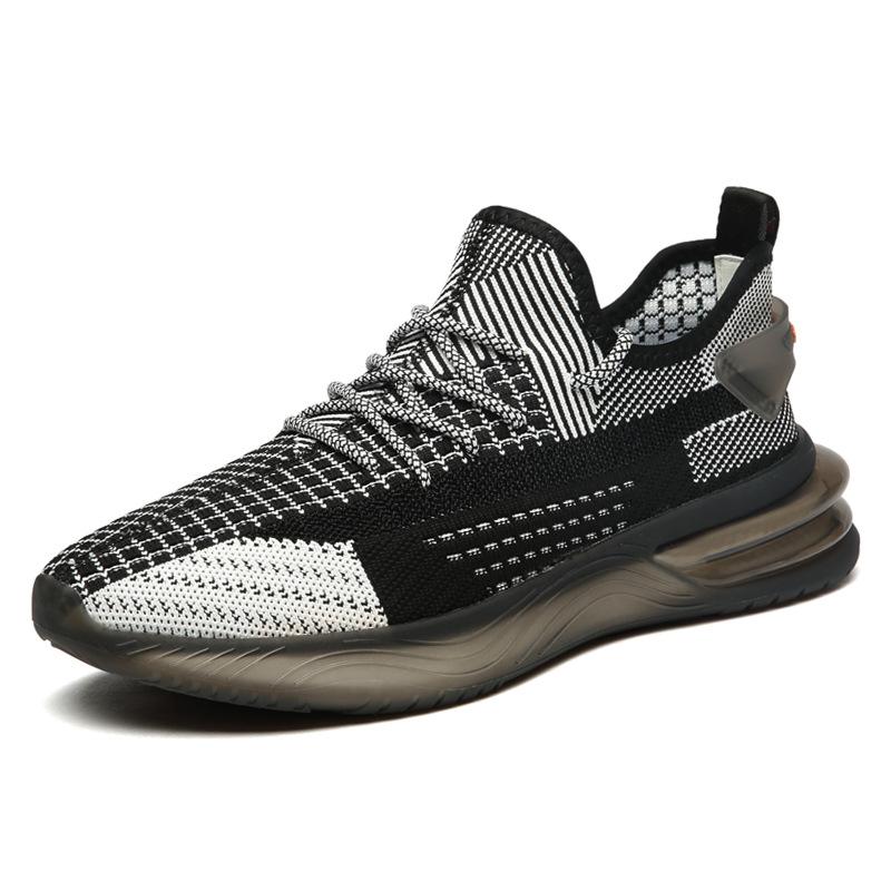 

2025 summer breathable fly-woven mesh shoes men s youth sports and leisure shoes versatile student coconut shoes air cushion shoes 44