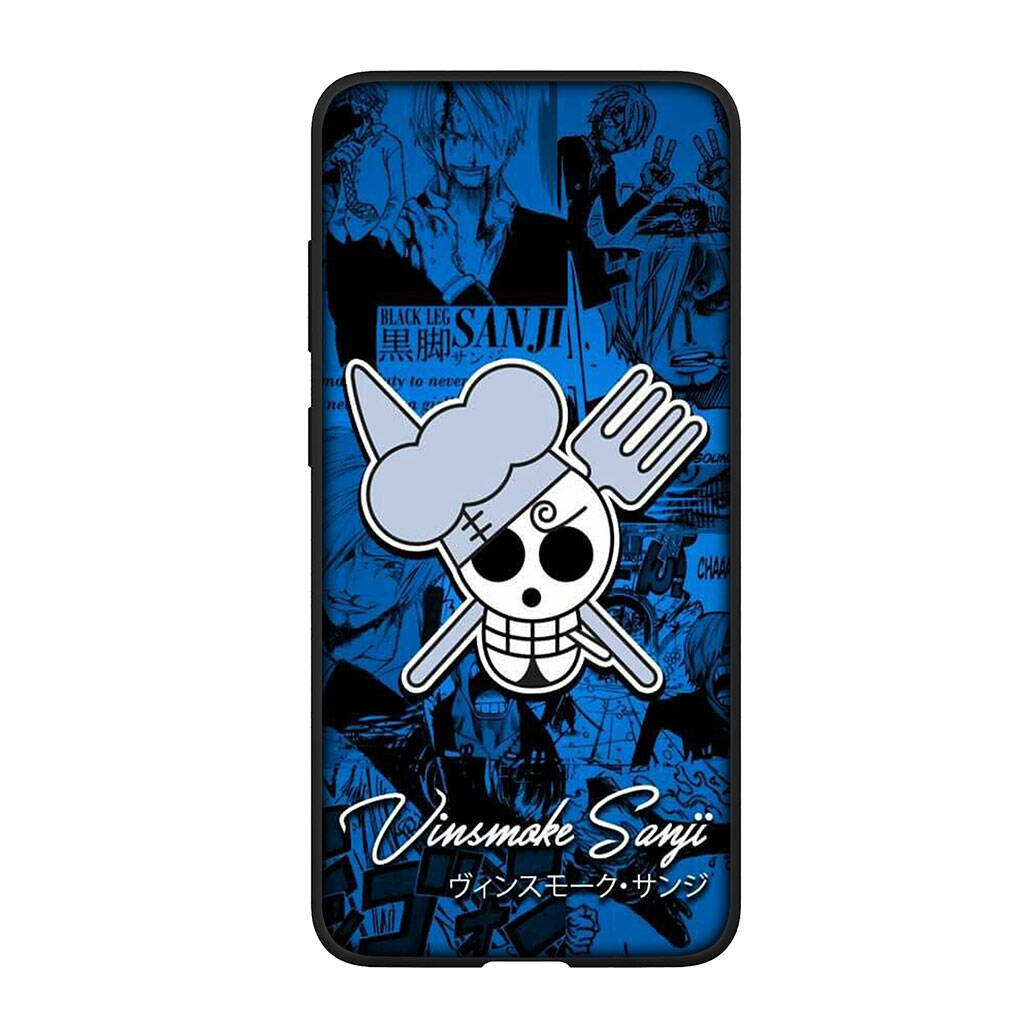 For Samsung Galaxy S25 S24 S23 iPhone 17 16 15 Xiaomi Redmi Note 14 13 12 11 Plus Pro Max XR A57 Phone Case Comics Sanji Luffy One Piece OPPO Huawei
