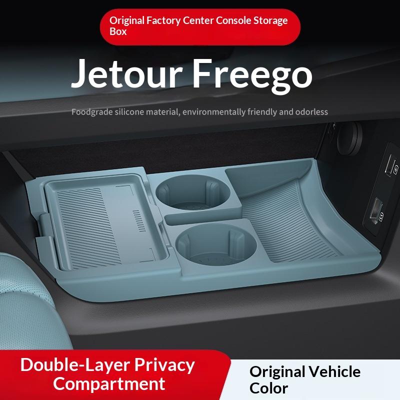 Suitable for 25 Models of Jietu Ziyu Zhi Central Control Storage Box Lower Storage Box Pad Car Supplies Interior Accessories